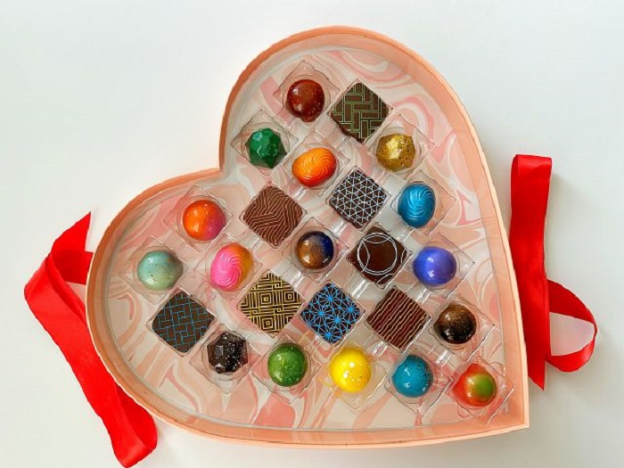 ニューヨークで見つけたお洒落なバレンタインチョコレートのパッケージ