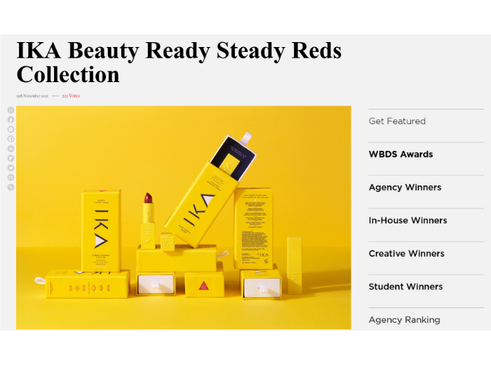IKA Beauty Ready Steady Reds Collection
