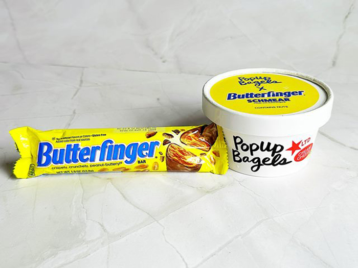 Pop Up BagelとButterfingerとのコラボクリームチーズの画像