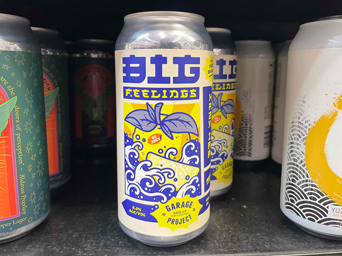 「BIG FEELINGS」のビール缶