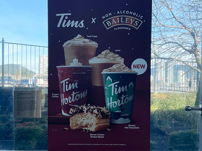 Tim Hortons×BAILEYSのコラボドリンク