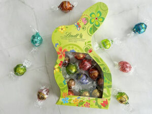 Lindtのウサギ型ギフト用ボックス