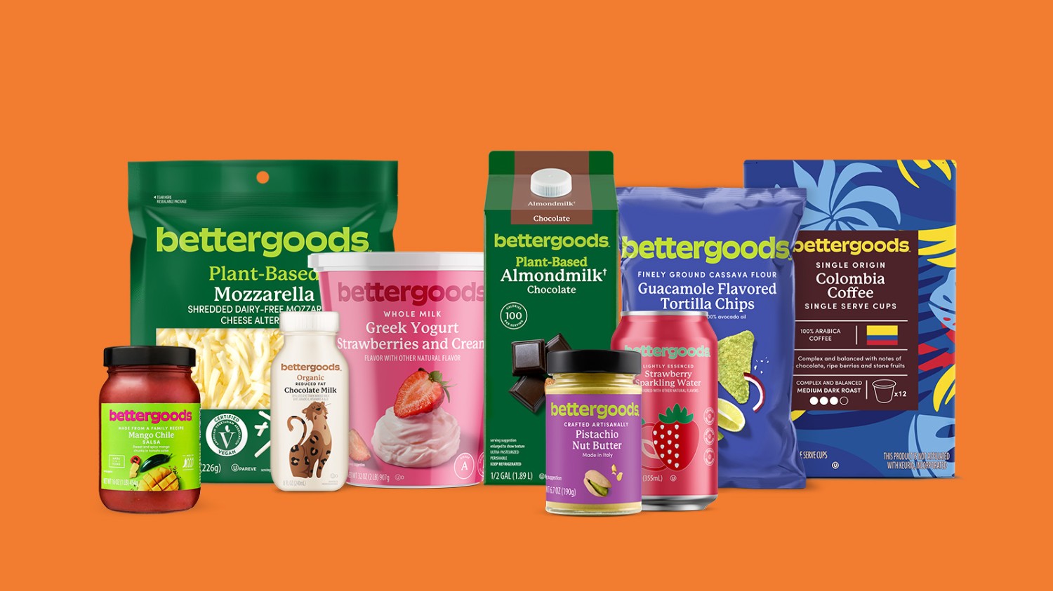 bettergoodsのパッケージ デザイン