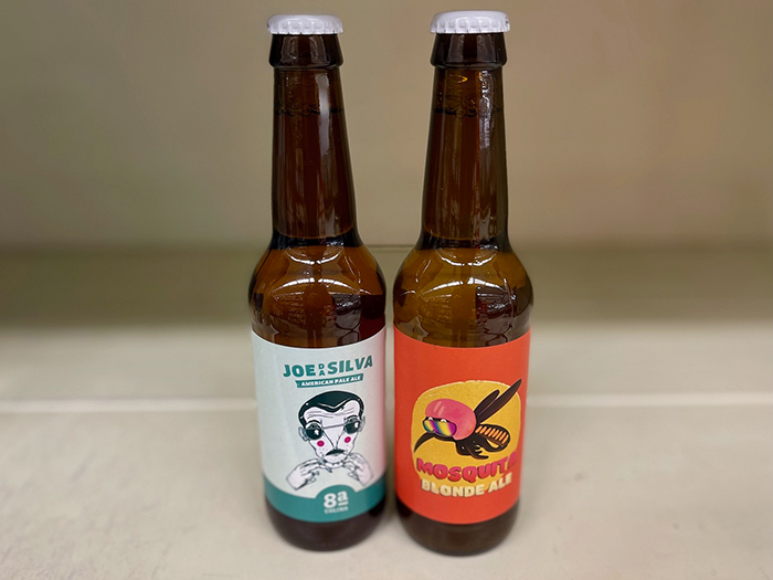 「オイタヴァ・コリーナ」のビール(筆者撮影)