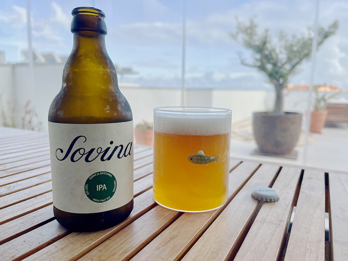 「ソヴィーナ」のIPA(筆者撮影)