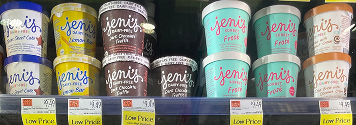 Jeni's Ice Creamsのパッケージ