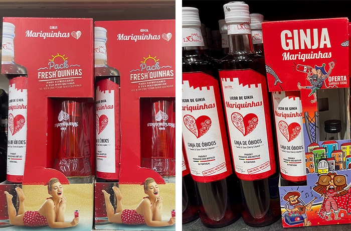 炭酸水とグラスやミニサイズボトルをセットにした「マリキーニャス」のジンジャ(筆者撮影)
