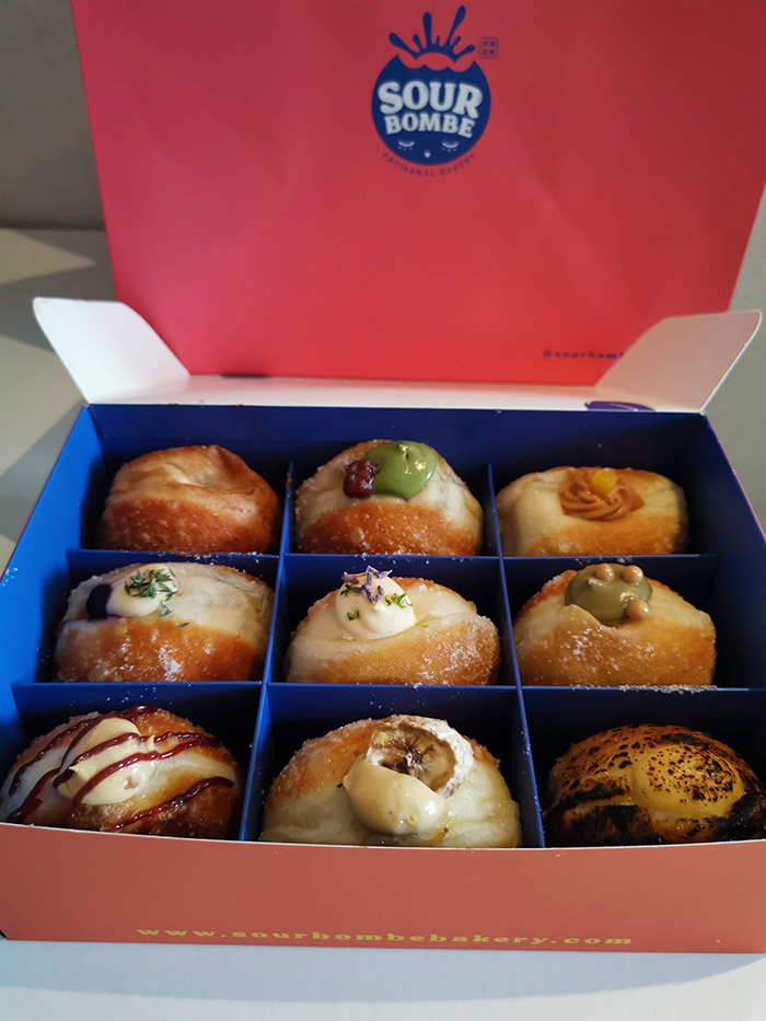 「Sourbombe Artisanal Bakery」のドーナツ