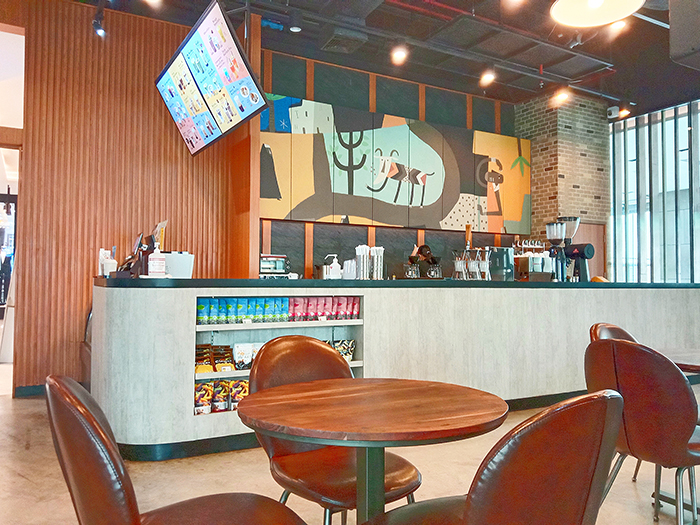 CAFE KALDI Hotel Nikko Bangkokの店内