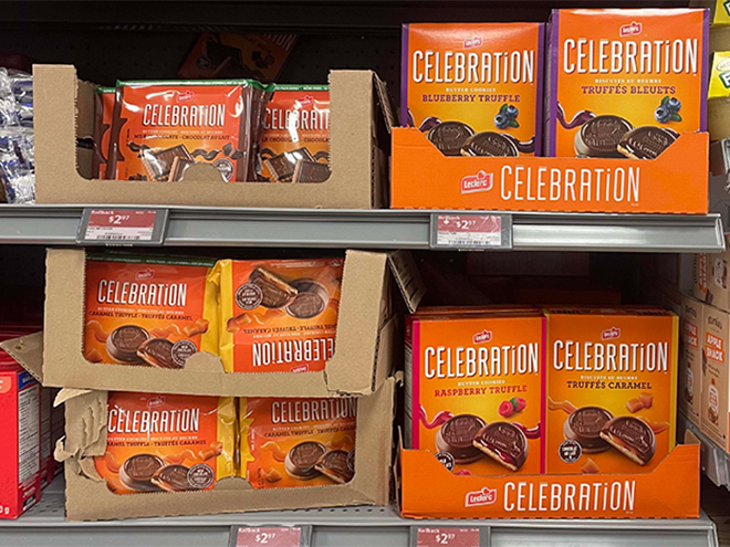 Celebrationのクッキーのパッケージ