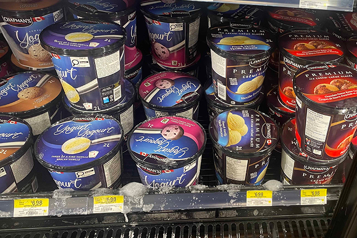 CHAPMAN’Sのアイスクリームのパッケージ