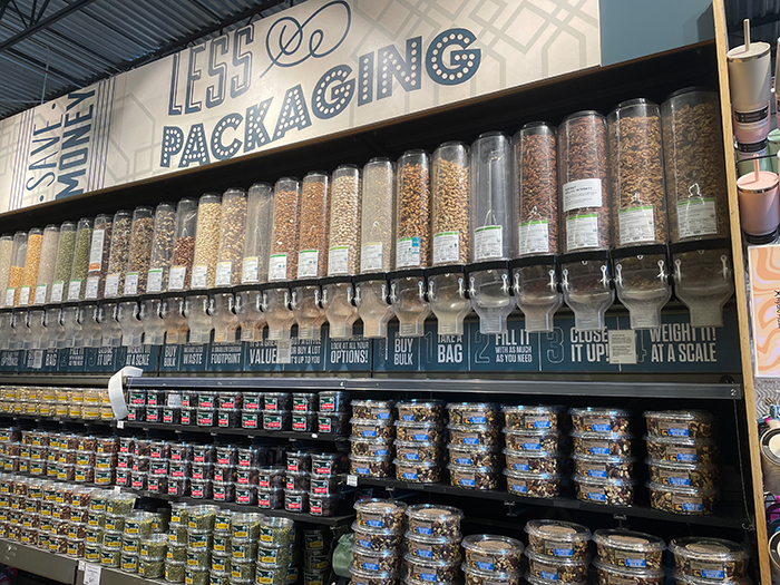 Whole Foods Marketのナッツ売場