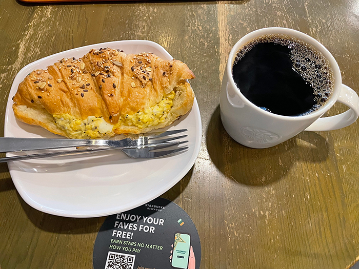 Egg Mayo & Cheese Multigrain Croissant