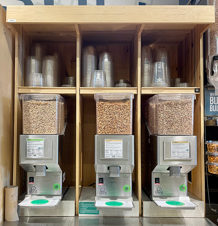 ナッツの量り売り