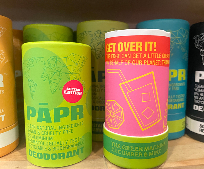 PAPRのデオドラント用品