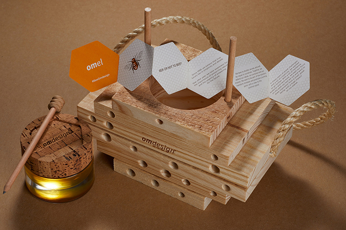 パッケージはハチミツをくれたハチへの恩返しに使うことを推奨