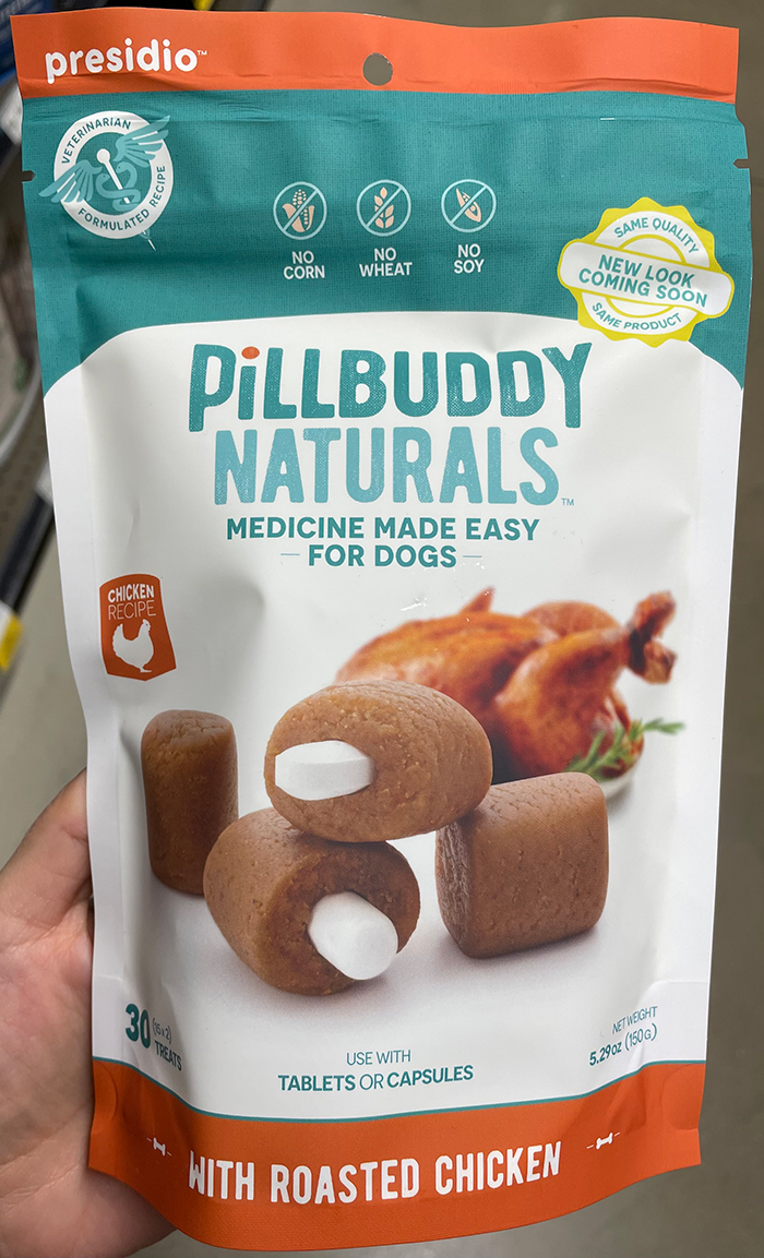 Pillbuddy Naturalsのペットフードパッケージ
