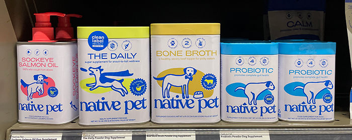 Native Petのペットフードパッケージ