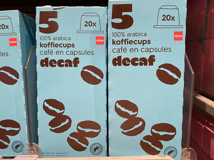 コーヒーカプセル20個入り(デカフェ)