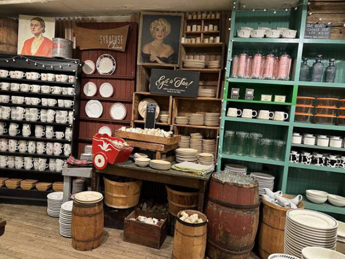 ニューヨークをモチーフにしたデザインの食器