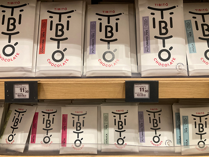 「TIBIT&Oacute;」のタブレット・チョコレート