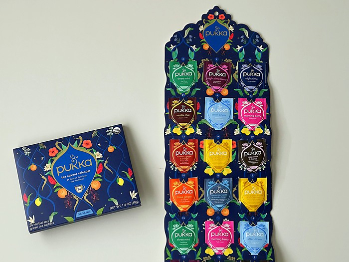ハーブティーブランド「PUKKA」のアドベントカレンダー