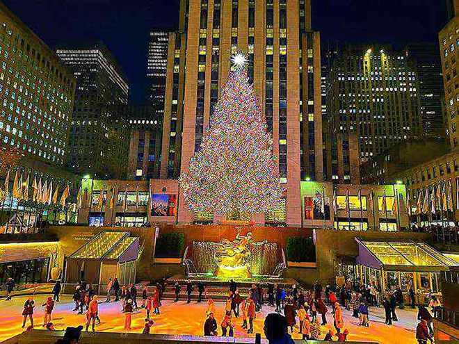 ニューヨークのホリデーシーズンの様子