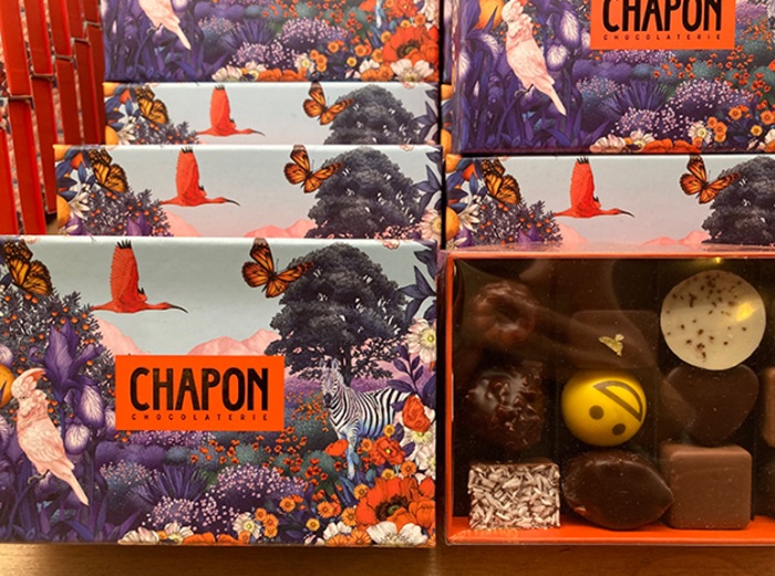 チョコレートのパッケージ