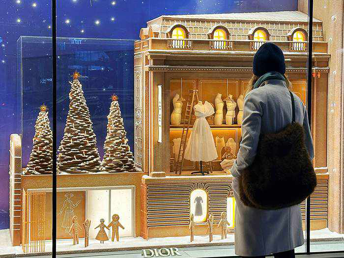 ジンジャーブレッドのディオールの世界