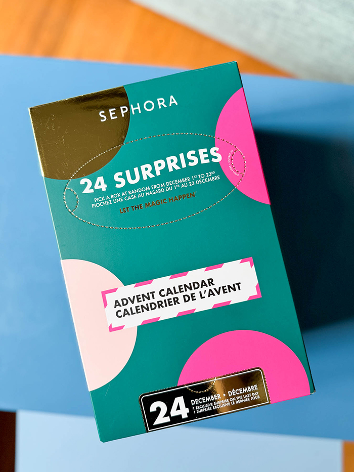今年のセフォラのアドヴェント・カレンダー (54.99ユーロ)