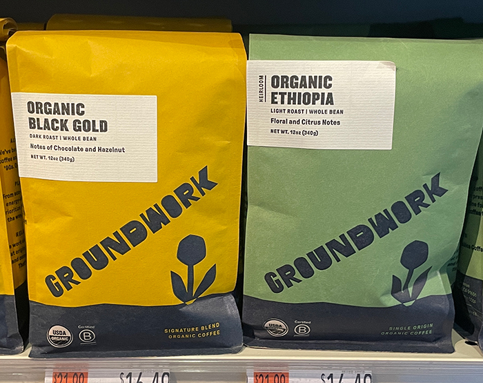 Groundwork Coffeeのパッケージ