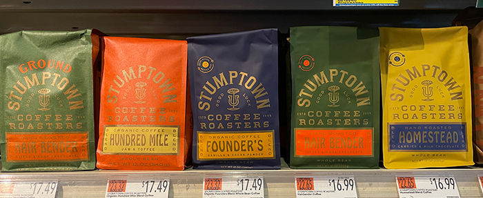 Stumptown Coffee Roastersのパッケージ