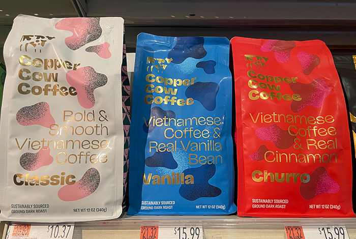 Copper Cow Coffeeのパッケージ