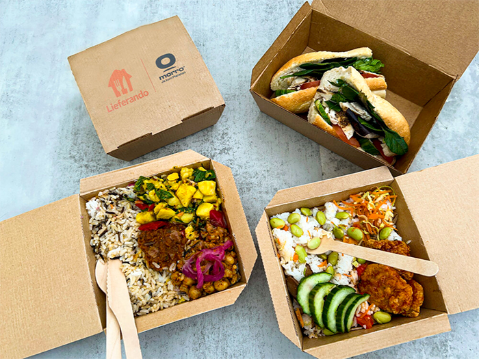 段ボール製配達用ボックス