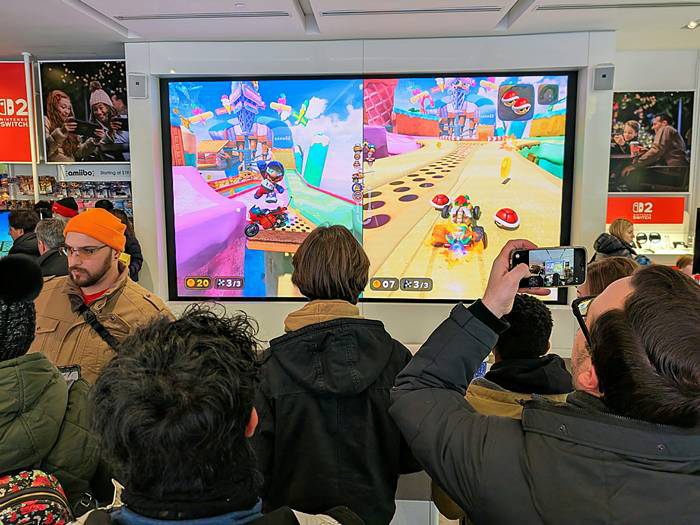 実際に店内でゲームも楽しめる