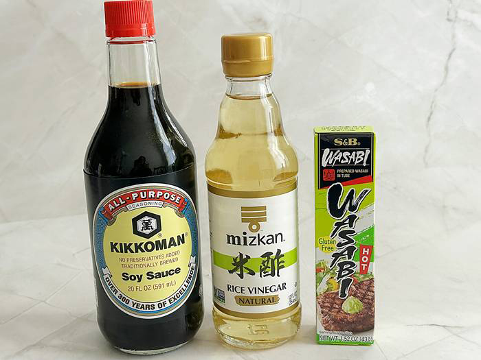 キッコーマン醤油、ミツカンの米酢、エスビー食品のわさび