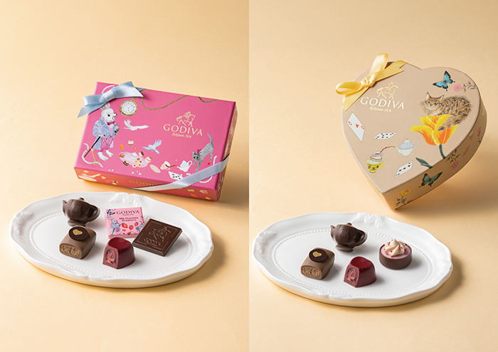「ゴディバ」の2026年バレンタイン新作「アリスのティーパーティ コレクション」