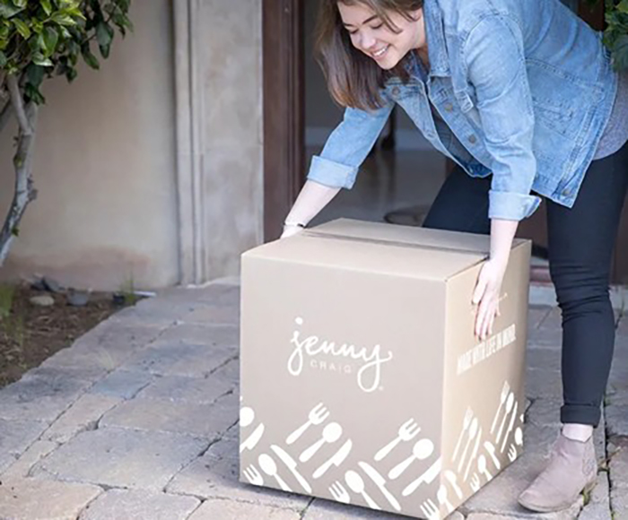 Jenny Craigの配送ボックス