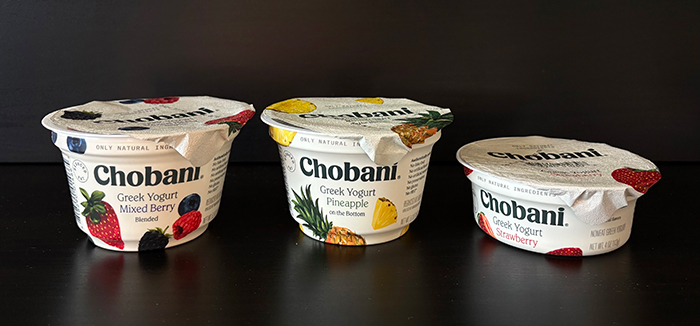 Chobaniのパッケージ