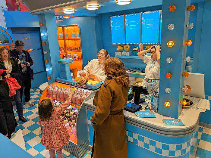 アメリカらしいダイナーを模したインタラクティブな体験ができる「Jellycat Diner」