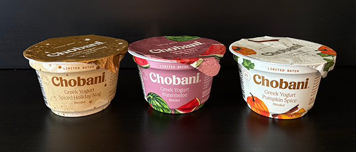 Chobaniの期間限定パッケージ