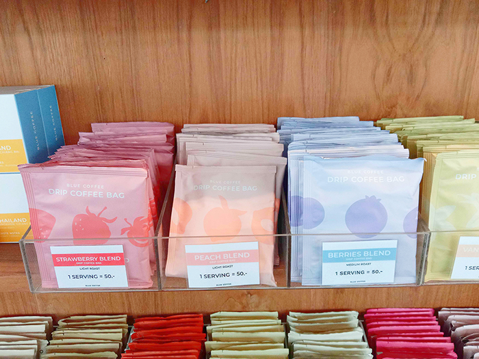 ストロベリーやピーチのドリップバッグ