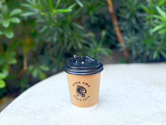 「AKHA AMA COFFEE」のホットコーヒー