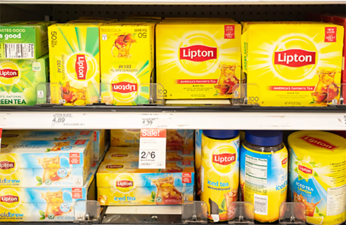 再設計前のリプトンのパッケージ