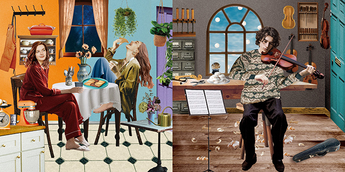 「しろいし洋菓子店」の舞台"マンション・インディゴ"の住人"フラワー姉妹"や"楽器職人のスノー"