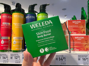 Weledaのスキンフードのパッケージ