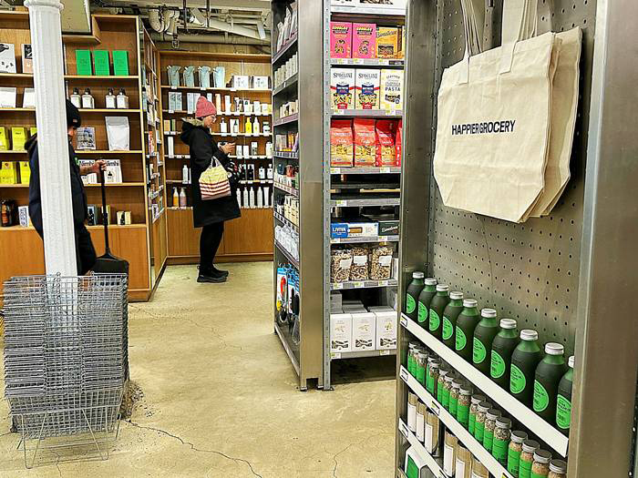 「Happier Grocery」の地下フロア