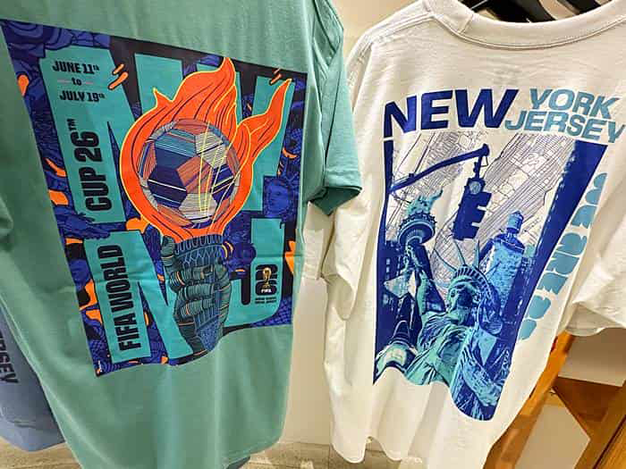 ニューヨーク・ニュージャージーエリア限定のTシャツ