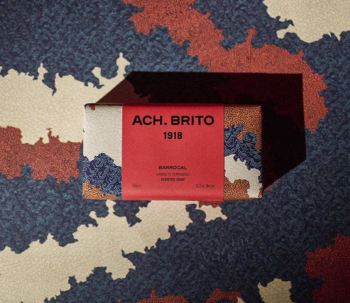「Ach. Brito 1918」の石鹸パッケージ
