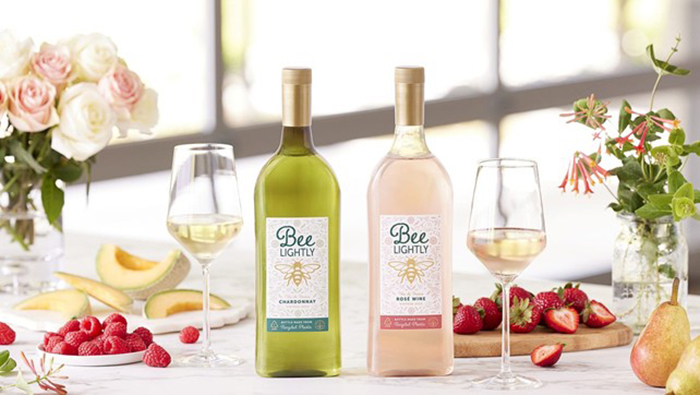 100%リサイクルPETボトル入り Bee Lightly Ros&eacute; Wine